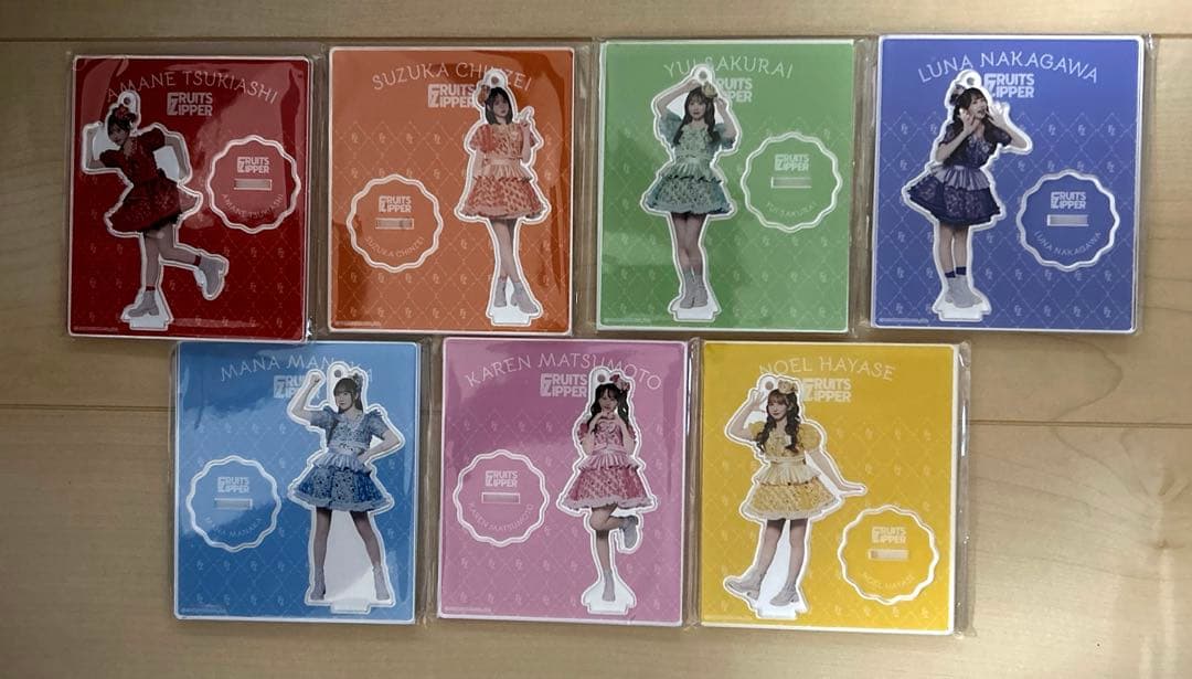 FRUITS ZIPPER アクスタコンプリートセット　新品未開封