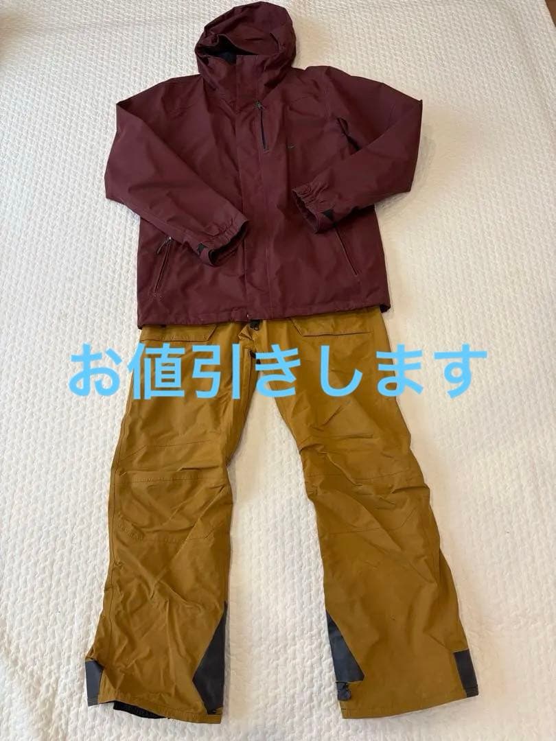 Volcom GORE-TEX スノーボードウェアセット L