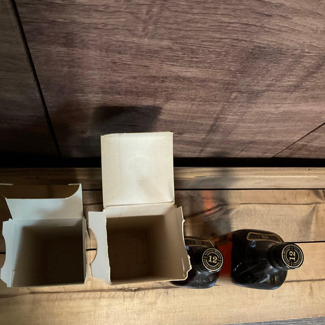 ジョニーウォーカー ブラックラベル 12年 古酒750ml 1L 2本セット