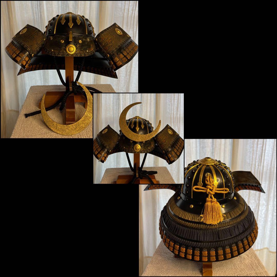 美品！『薩摩丸武工房製』【現代　甲冑 等身大】黒色胴当世具足一式　『日本 鎧』