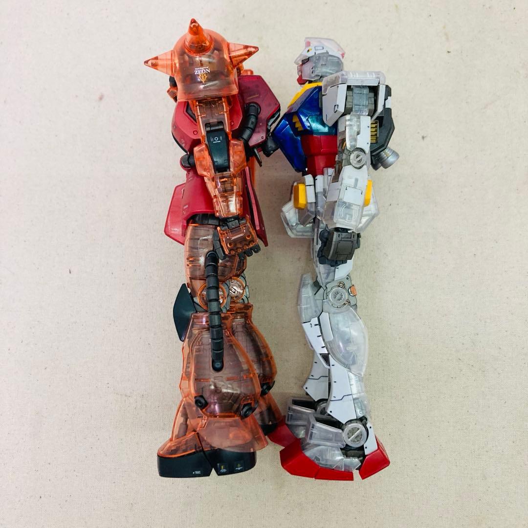 【2点セット】一番くじ ガンダム　プラモデル　MS-06S　RX-78-2