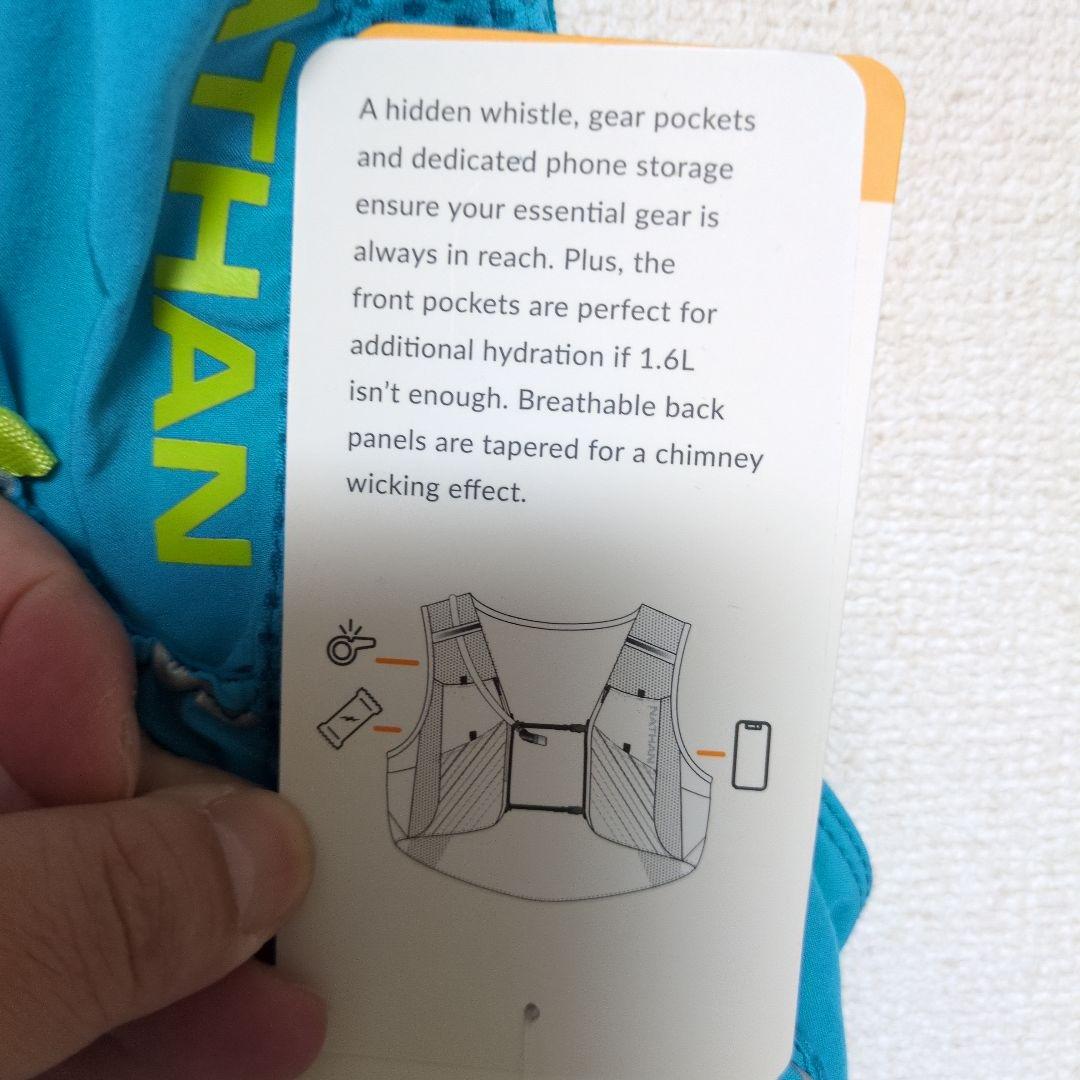 【新品未使用】NATHAN ピナクル 12L JP NS40240J 男女兼用