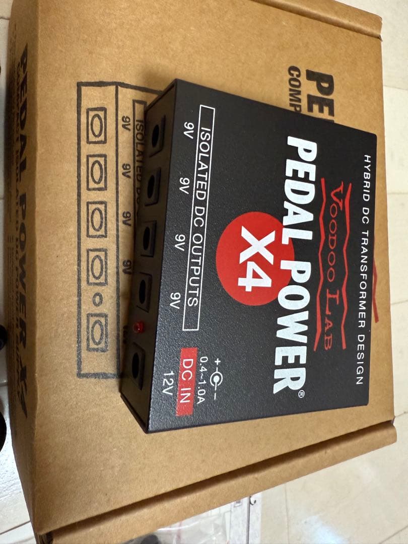voodoo lab pedal power x4 新品同様品