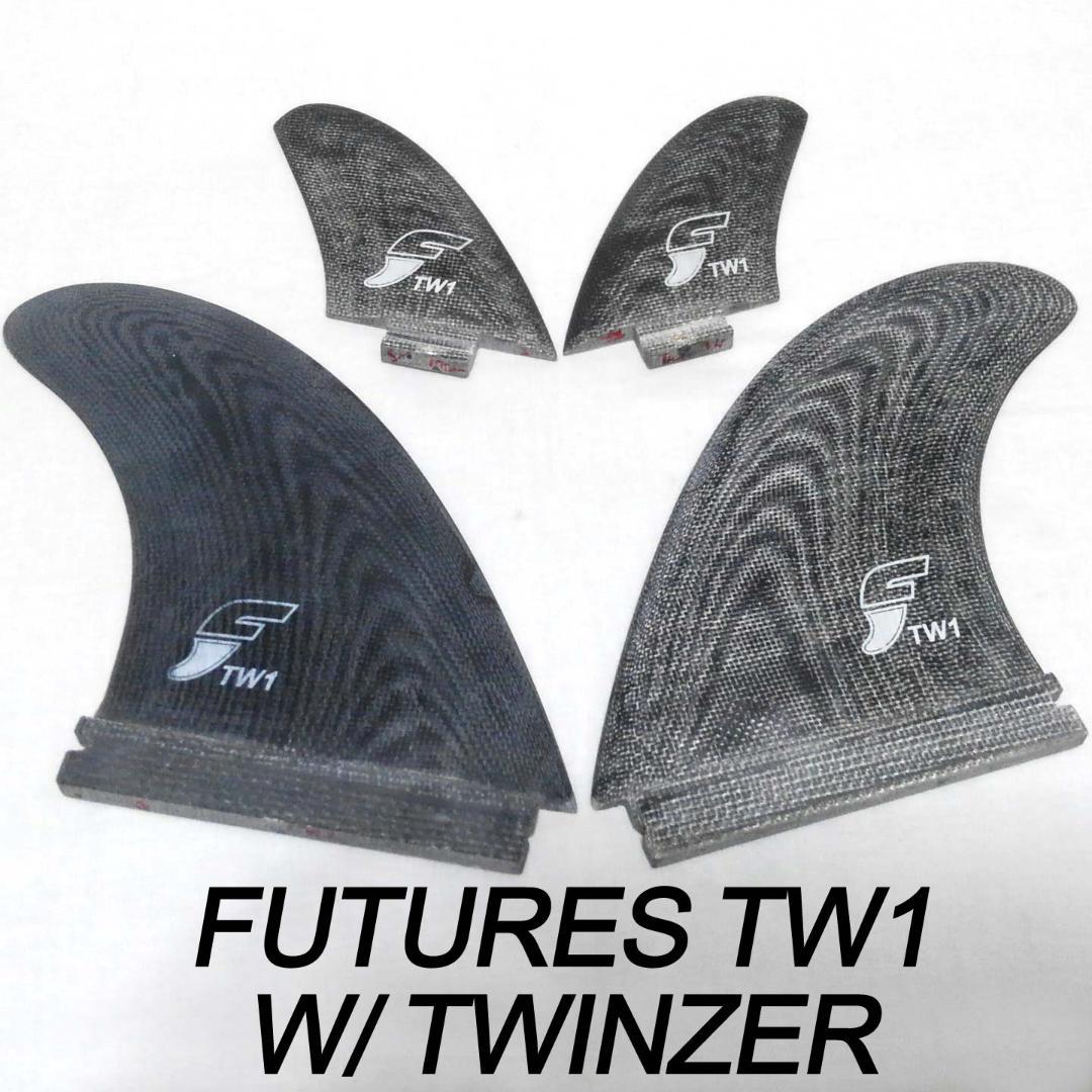 FUTURES フューチャー T1 ツイン ツインザー フィン セット グラス
