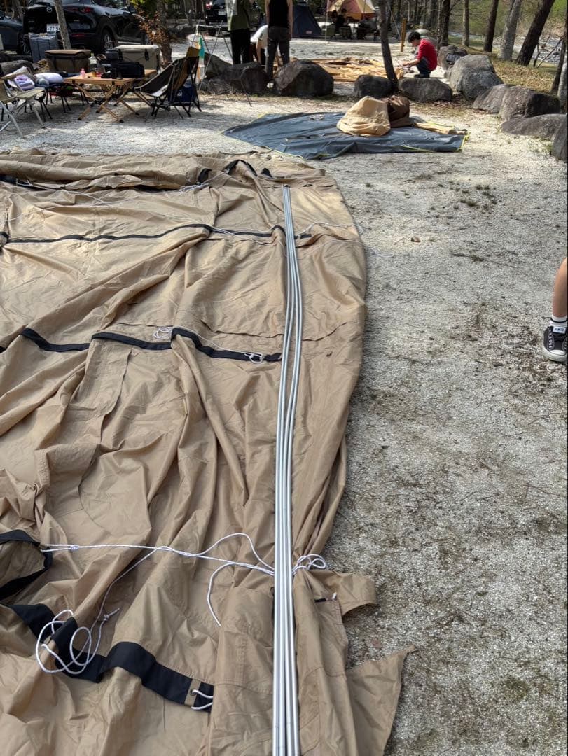 カマボコテント3M 付属セット　カマザシキ　カマシールド