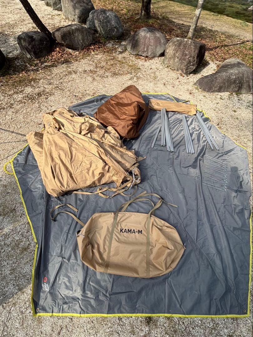 カマボコテント3M 付属セット　カマザシキ　カマシールド