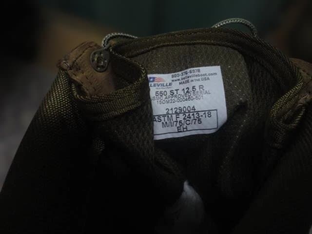 アメリカ海兵隊BELLEVILLEブーツ