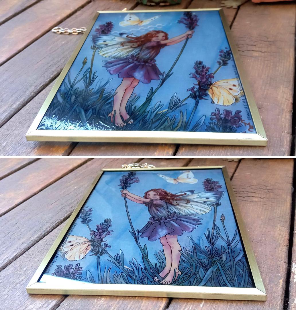 メアリーバーカー ステンドグラスLavender Fairyグラスマスターズ社