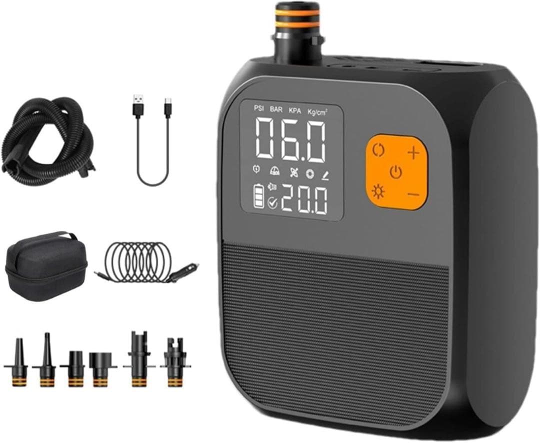 Heimplanet ポータブル電動空気ポンプ 収納ケース付き SUP