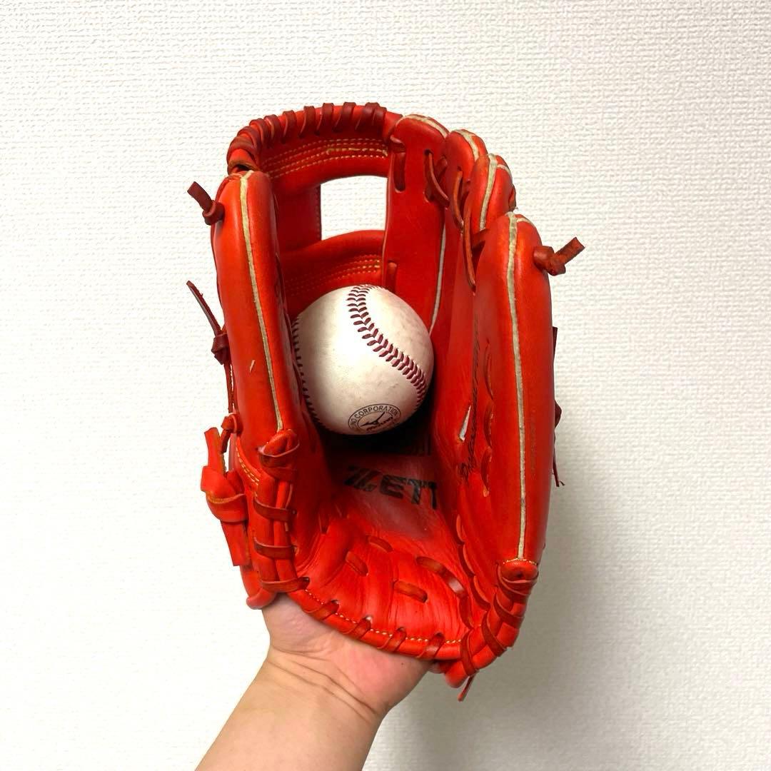 204 ZETT 極美品 即戦力 軟式 内野手用グローブ