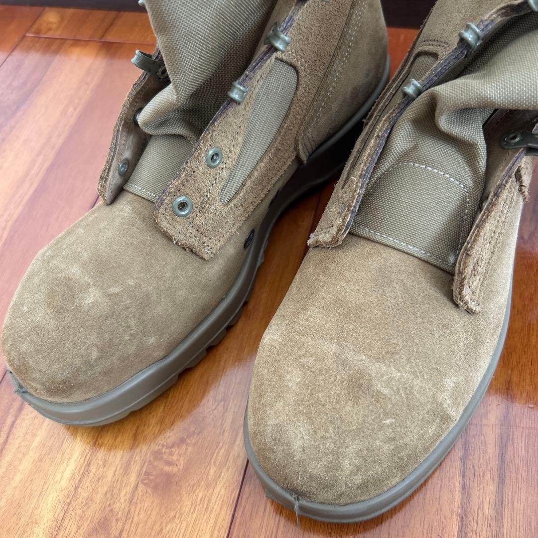 【未使用品】アメリカ　Belleville 米軍ブーツ ミリタリーブーツ　紐なし
