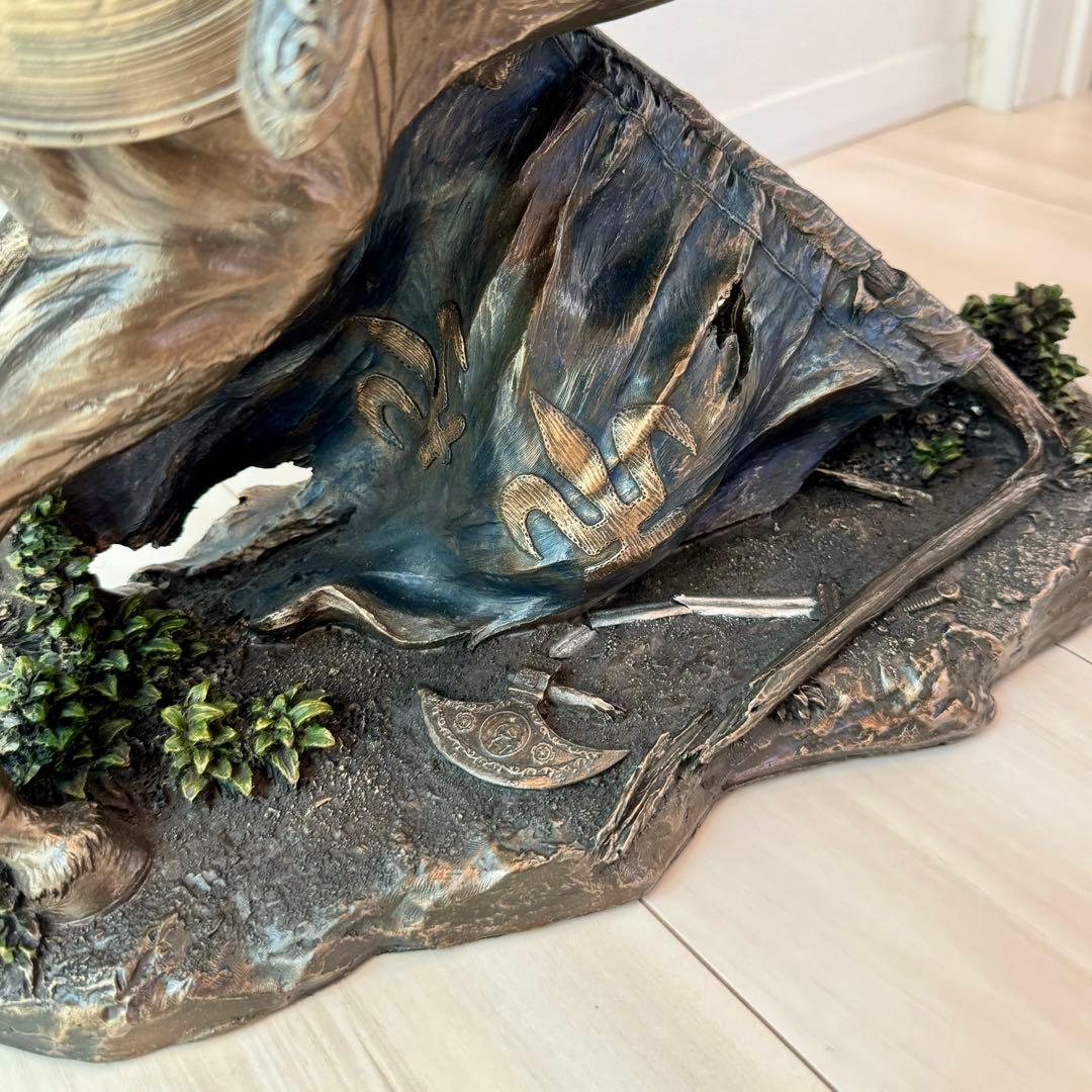 馬上のバイキング　ブロンズ風