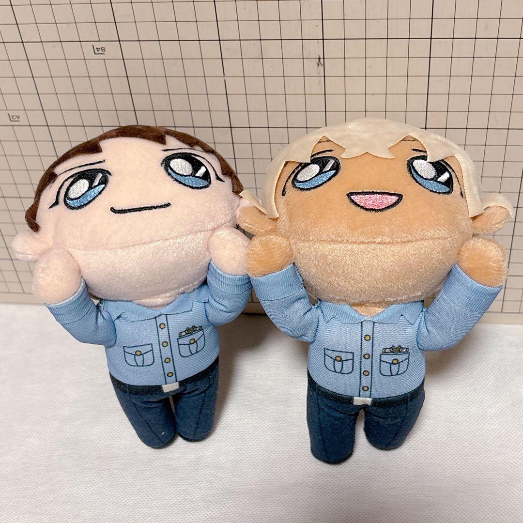 名探偵コナン　ぬいぐるみ8点　降谷零＆諸伏景光セット