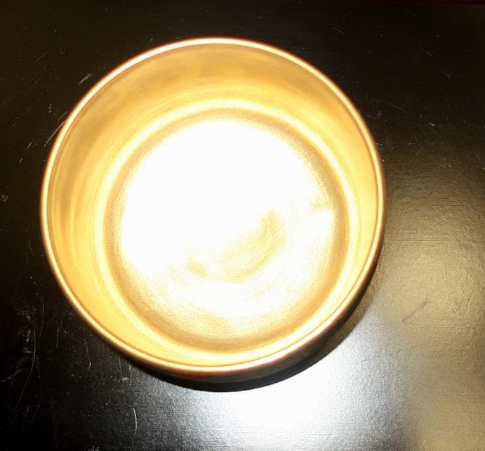 【故物・骨董】華麗なる技 二代仲田錦玉　九谷焼　茶道具 抹茶茶碗　渦打青粒唐草