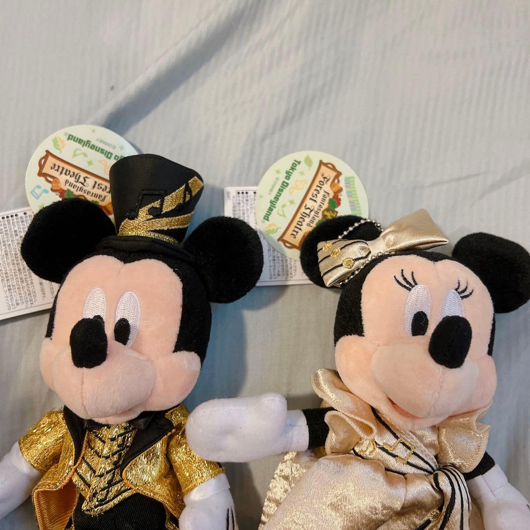 ミッキー ミニー フォレストシアター ぬいぐるみバッジ ぬいば　新品　タグ付き