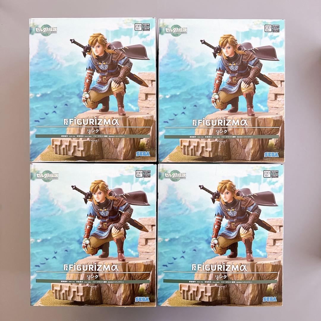 ゼルダの伝説　ティアーズオブザキングダム　FIGURIZMα“リンク” 4個