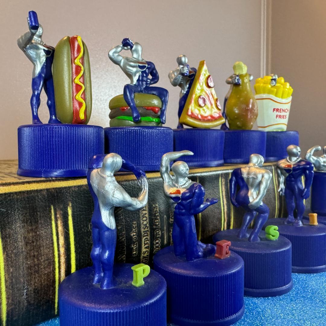 コンプリート ペプシマンキャップ 第1弾 ~ 第5弾全種 PEPSI【1998】