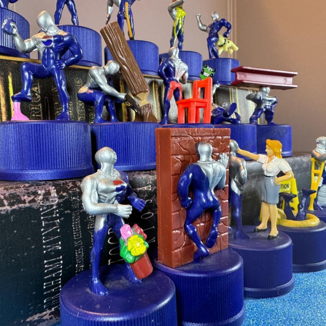 コンプリート ペプシマンキャップ 第1弾 ~ 第5弾全種 PEPSI【1998】