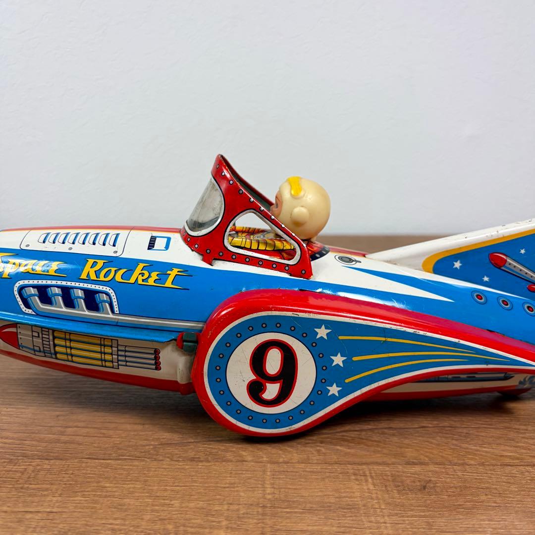 増田屋 モダントーイ ブリキ スペースロケット 玩具 マスダヤ フリクション 車