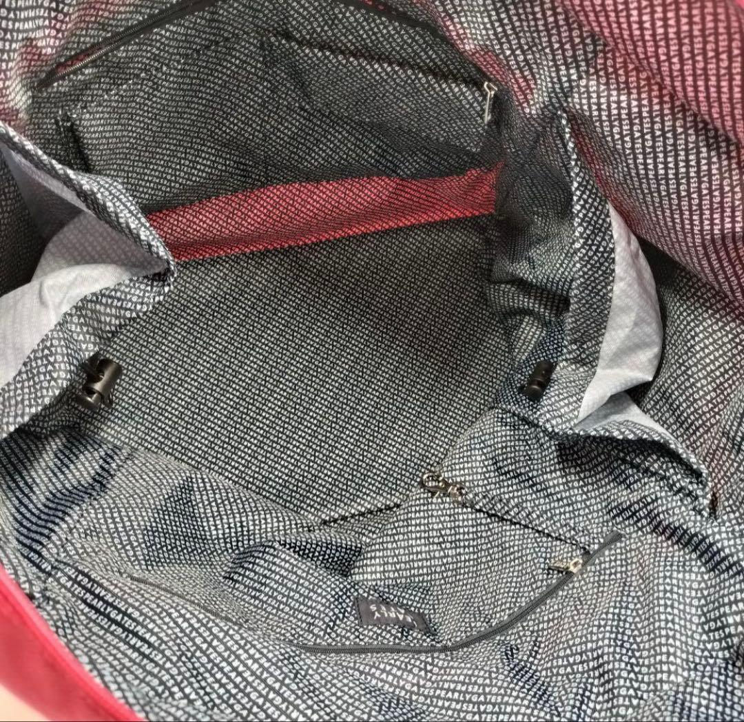 美品　パーリーゲイツ　ロッカーバッグ ゴルフ　大容量　内側総柄　濃ピンク