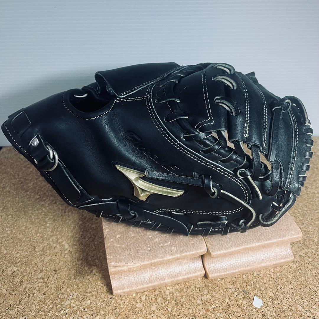 MIZUNOグローバルエリート軟式野球捕手用ミット一般.大人／ブラック