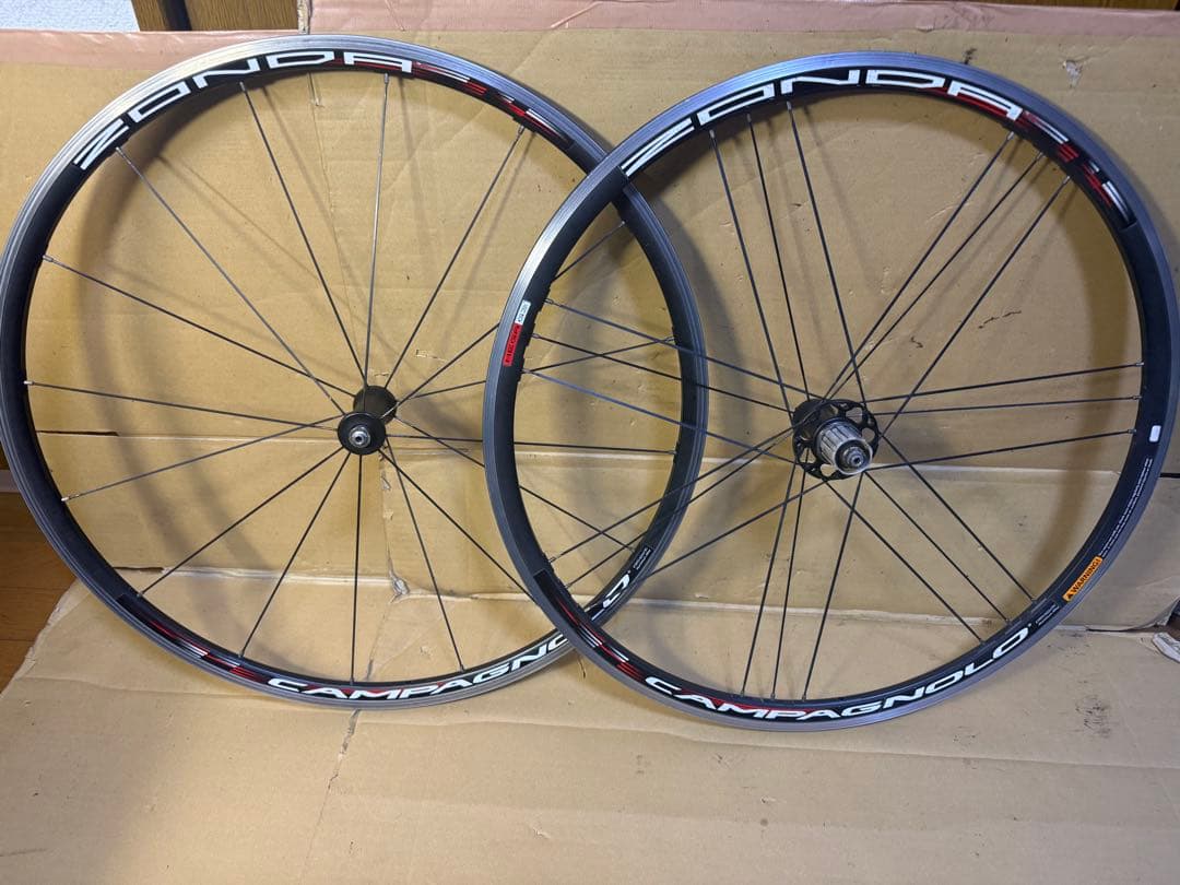 カンパニョーロ　ゾンダC15 クリンチャー　シマノフリー