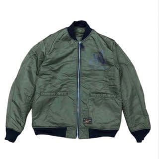 無期限活動休止 アルディアス 残1着オリーブ×ブラック ALDIOUS MA-1