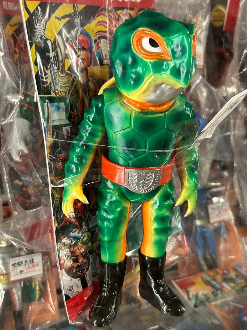 メディコム・トイ×東映レトロソフビ★初期版カメバズーカ　濃厚カラー 2014