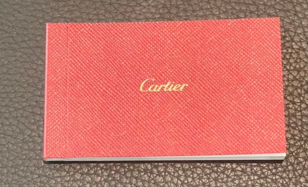 カルティエ　レッドレザー　ブレスレットボックス×ジュエリークリーナー