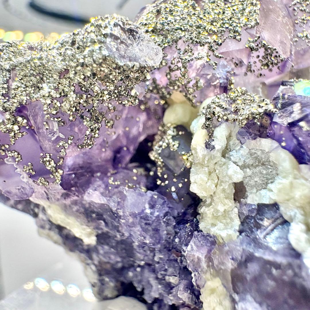 563 中国 内モンゴル産 フローライト&パイライト