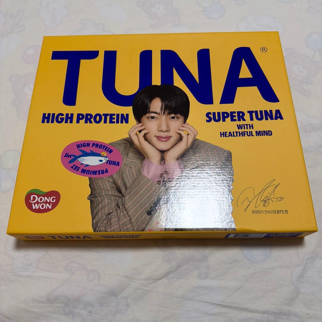 【新品未開封】BTS Jin ドンウォン限定版 ツナ12缶セット シール2種