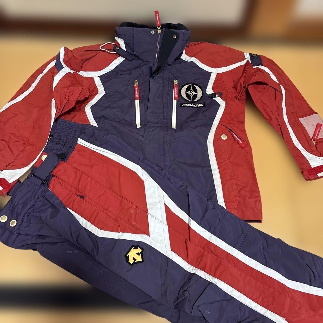 オガサカ OGASAKA スキーウェア 上下セット Mサイズ 防水クリーニング済