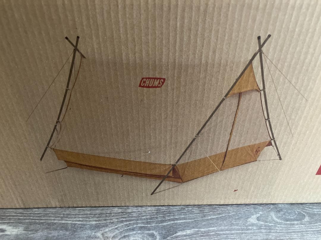 【新品未使用品／2個口】CHUMS チャムス エーフレームテントT/C 4