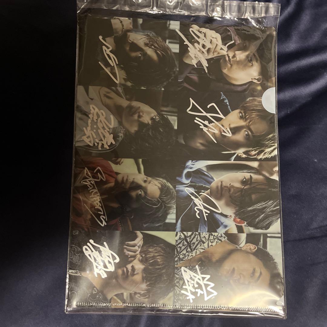 fantastics 直筆サイン　クリアファイル