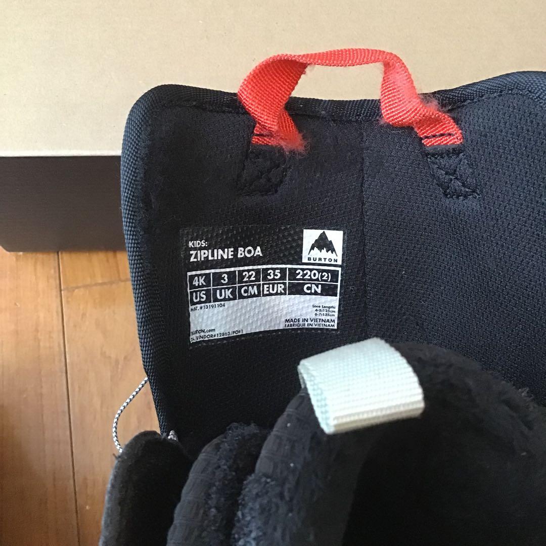 BURTON Zipline BOA スノーボードブーツ　4k(22cm)