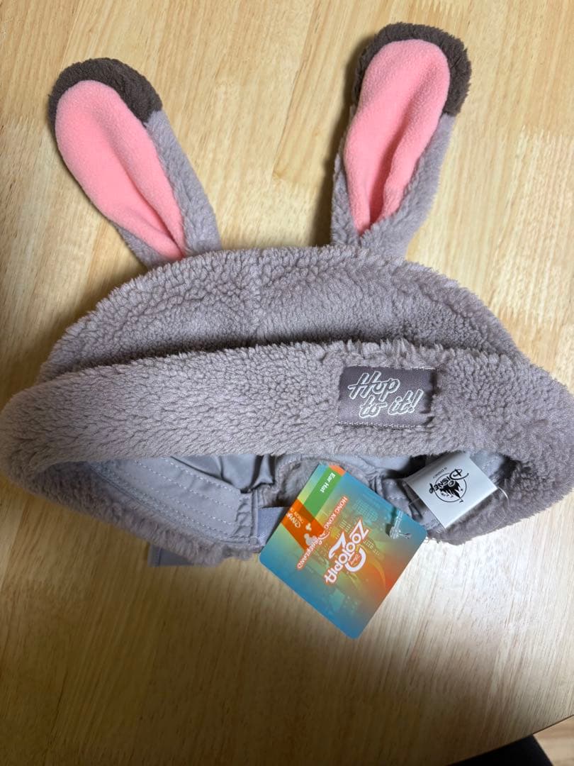 新品タグ付　ズートピア　ファンキャップ　ニック　ジュディ　香港ディズニー　帽子