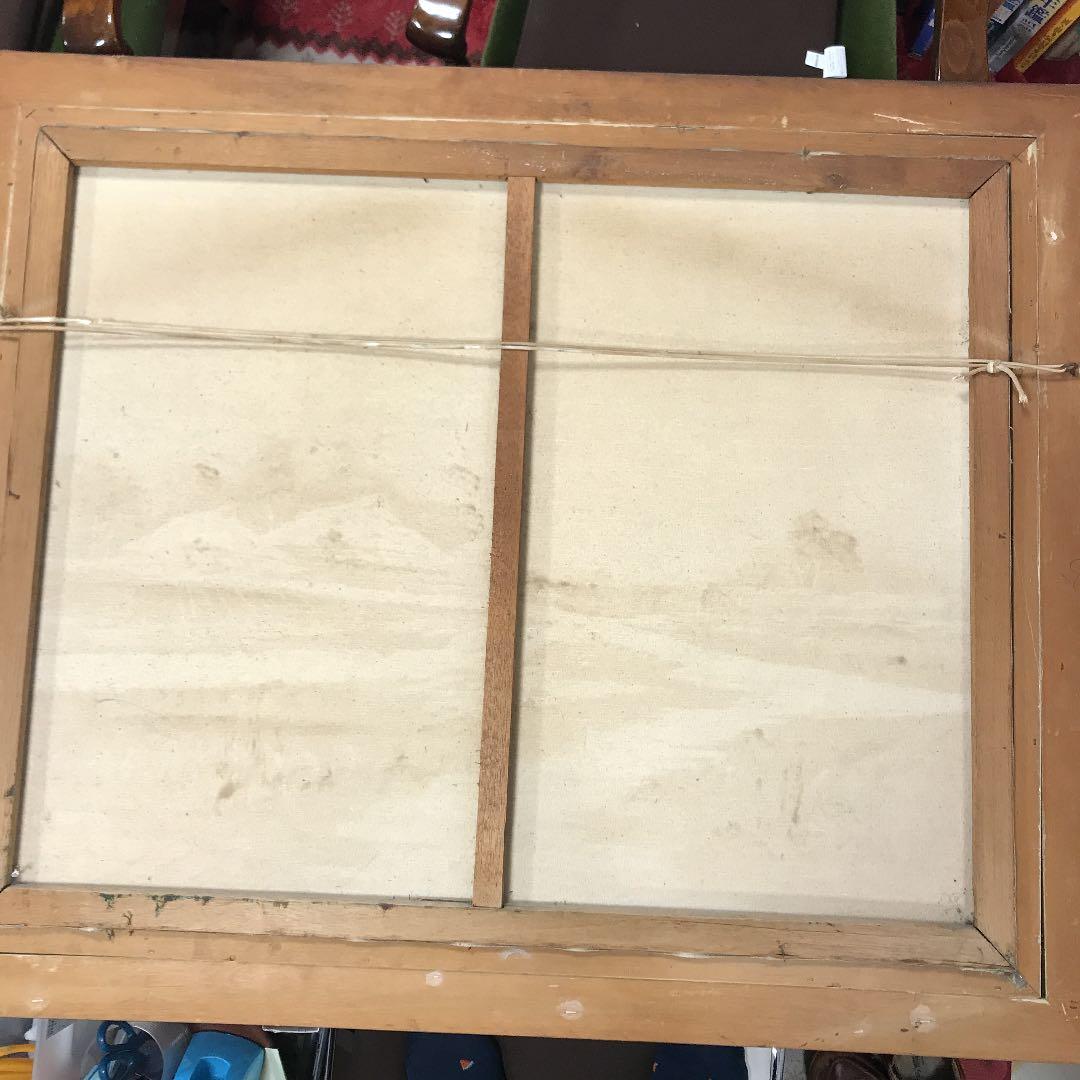 油彩画　肉筆　風景画　50号　作者　ムラキ