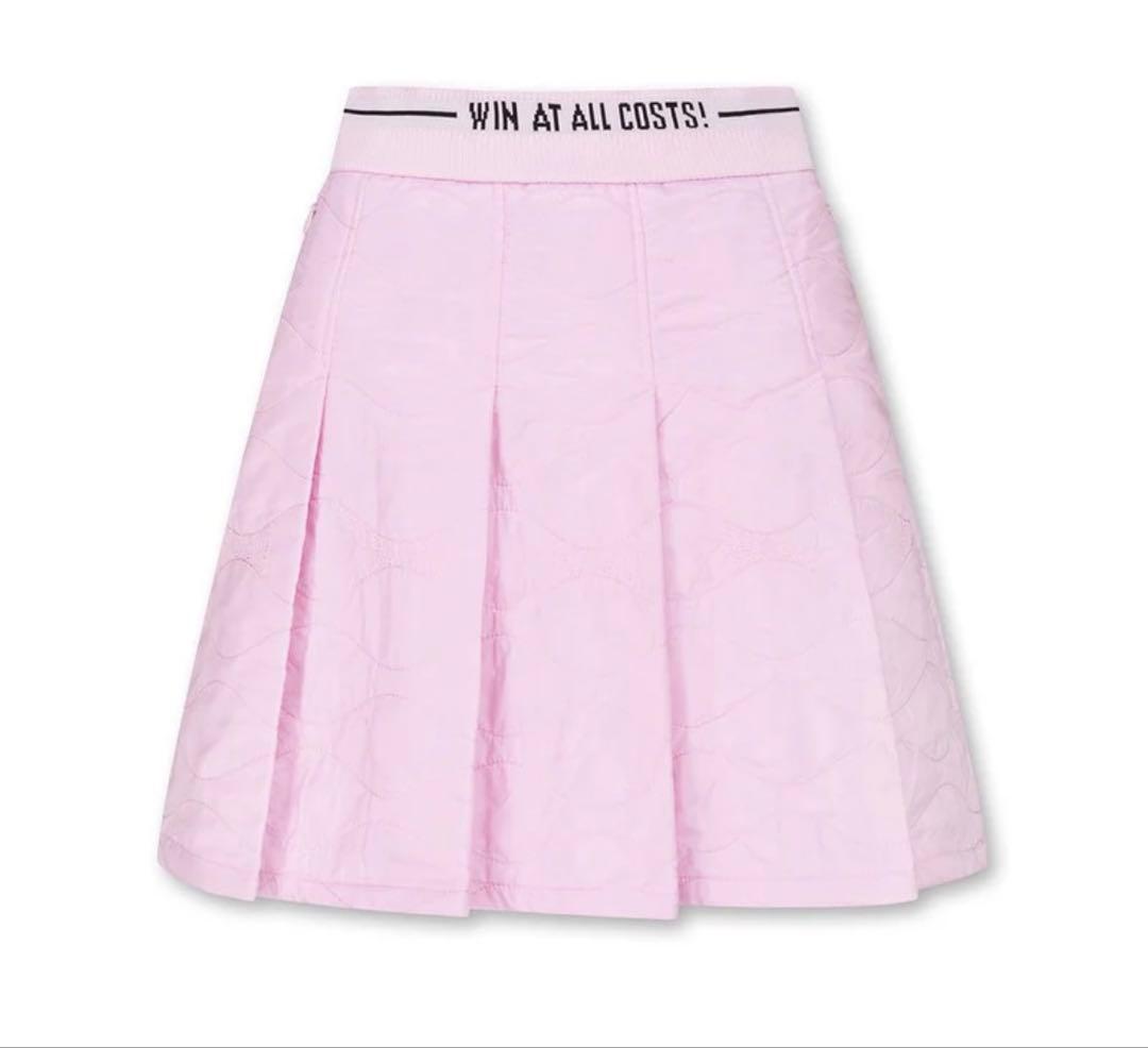 WAAC WOMEN パッド入り プリーツキュロットスカート ライトピンク