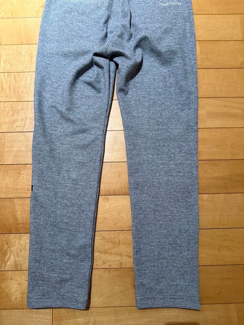 PEARLY GATES ストライプパンツ サイズ4 グレー