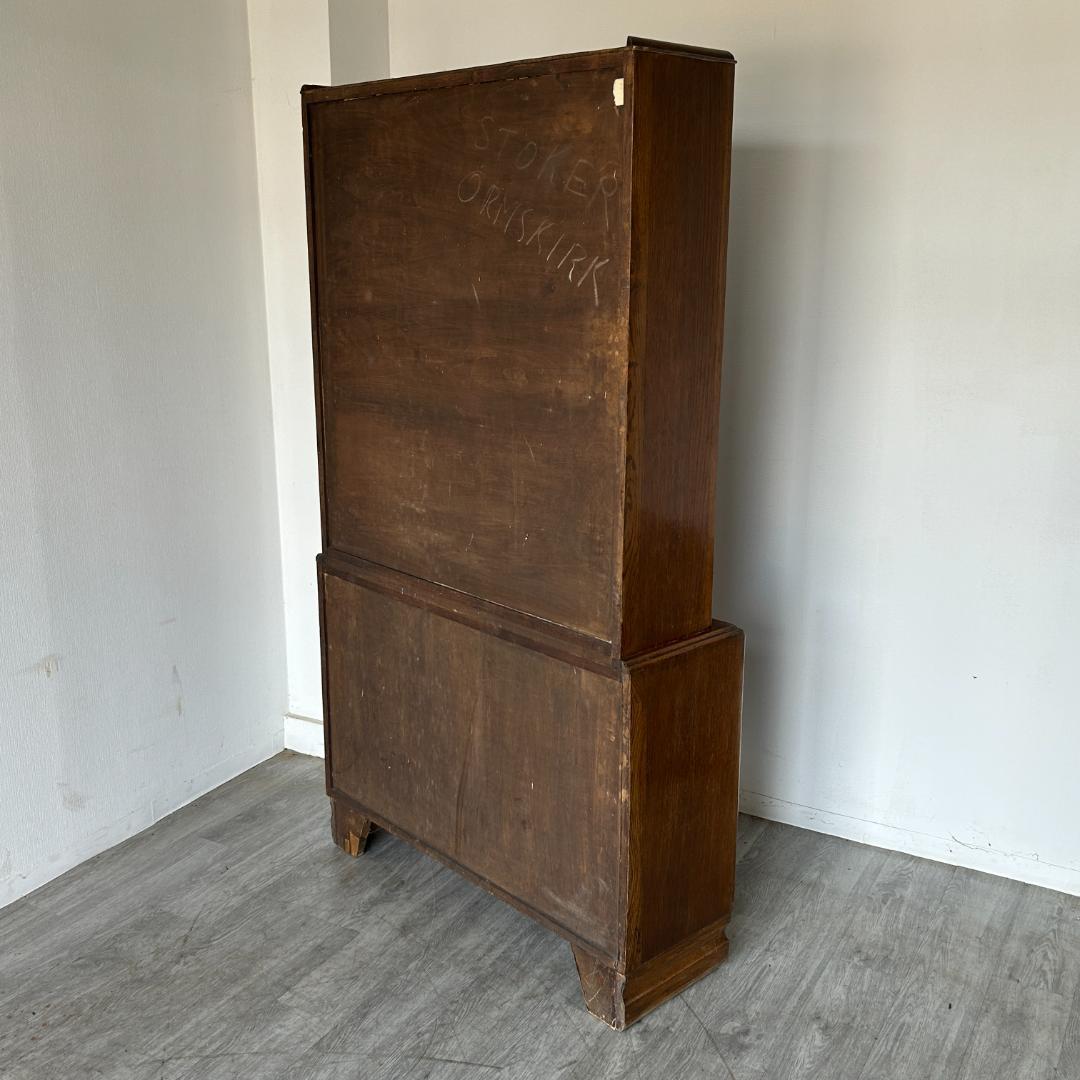 イギリス アンティーク家具 ブックケース ディスプレーキャビネット 780A