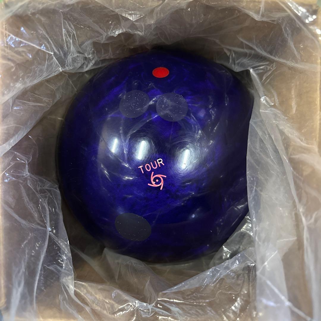 IQツアーパープル14P　ボウリングボール