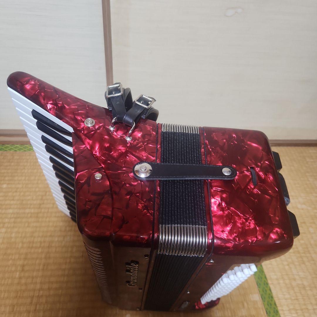 TOMBOアコーディオン Grandaile GT60B コスモレッド