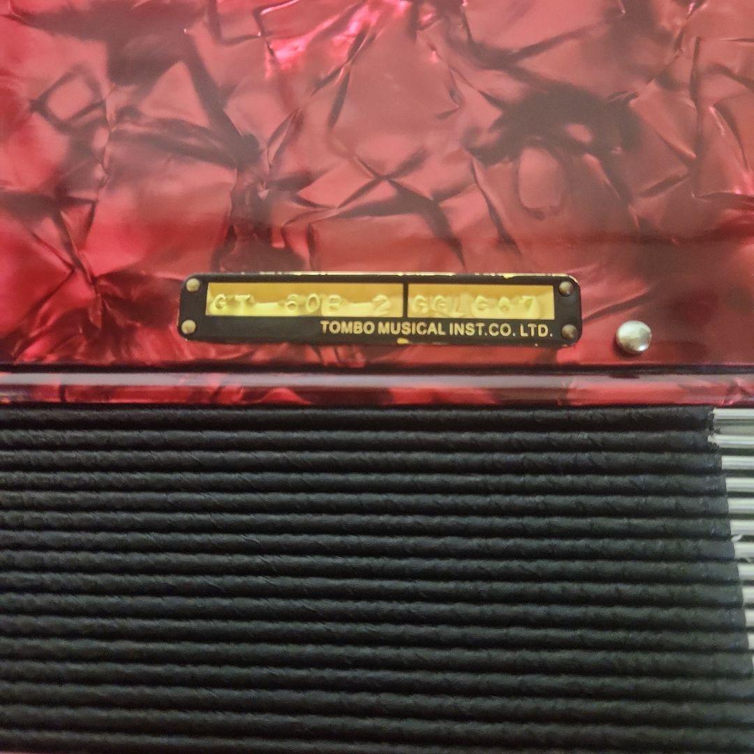 TOMBOアコーディオン Grandaile GT60B コスモレッド
