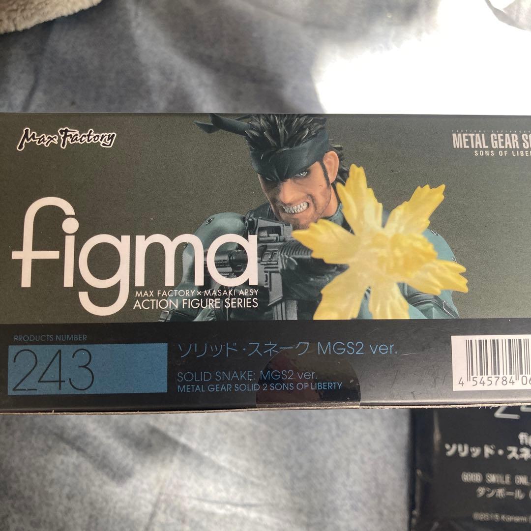 figma ソリッド・スネーク　mgs2 ver. 特典　ダンボール付き