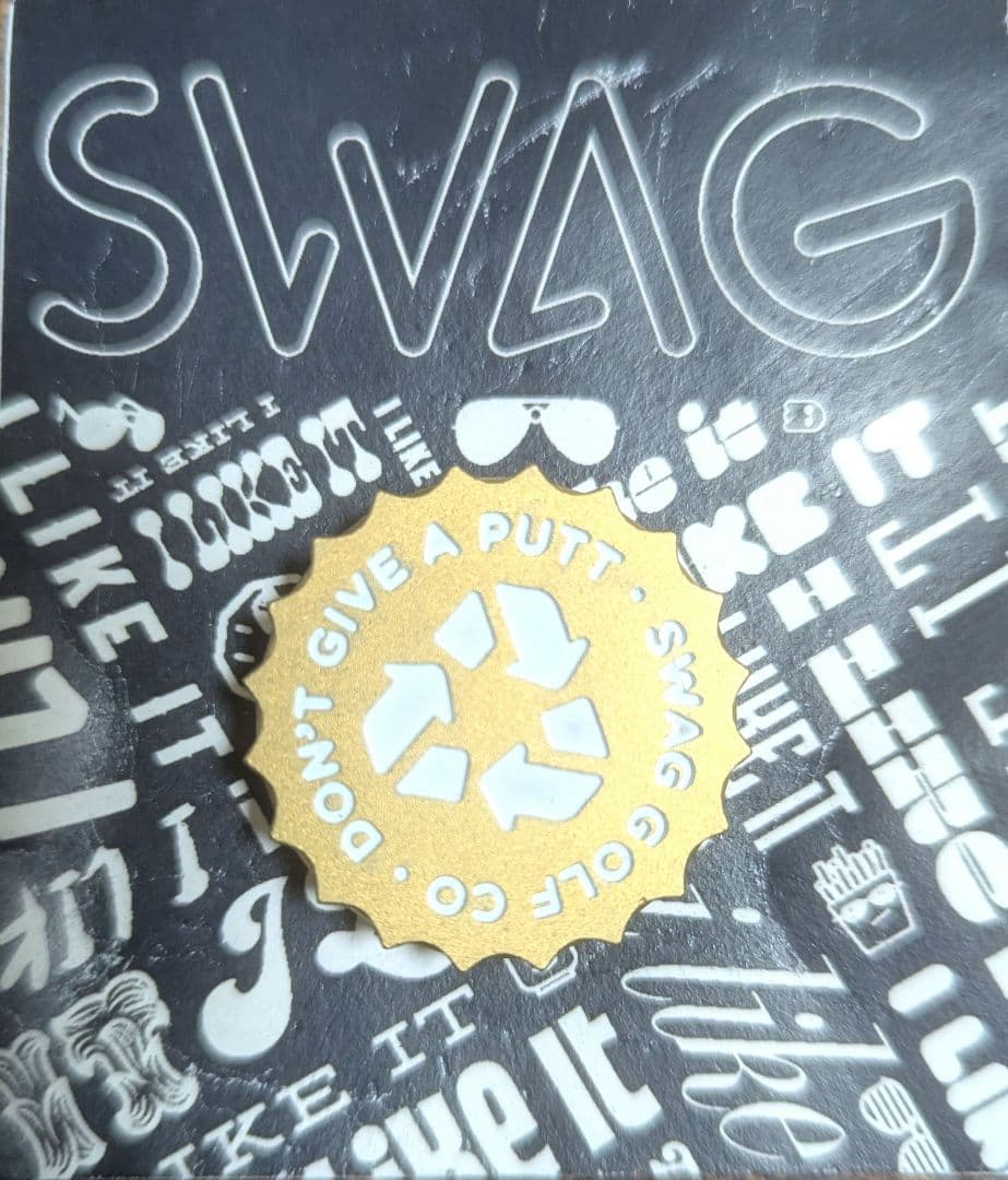 【１点限り】SWAGゴルフ　ボトルキャップ マーカー