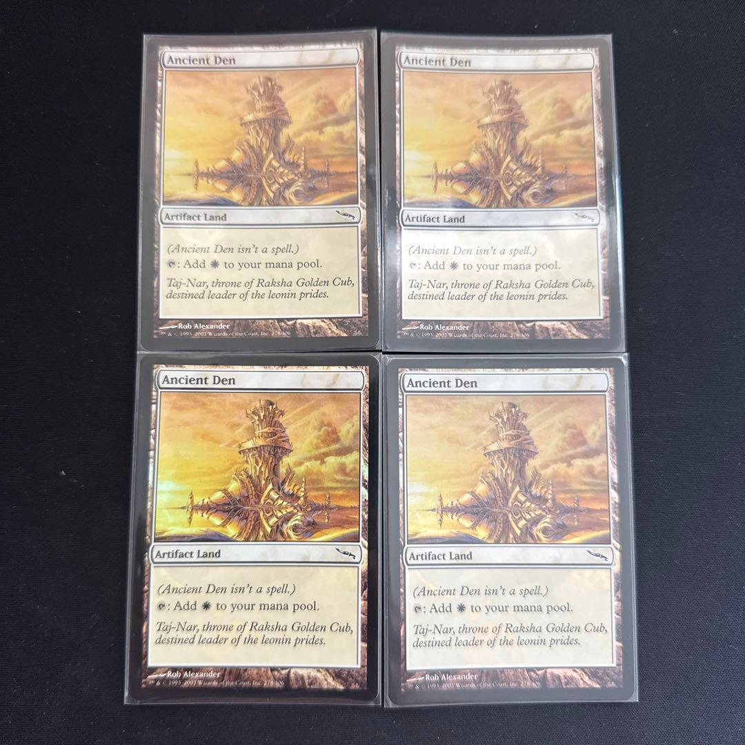 古えの居住地　Ancient Den foil 4枚セット