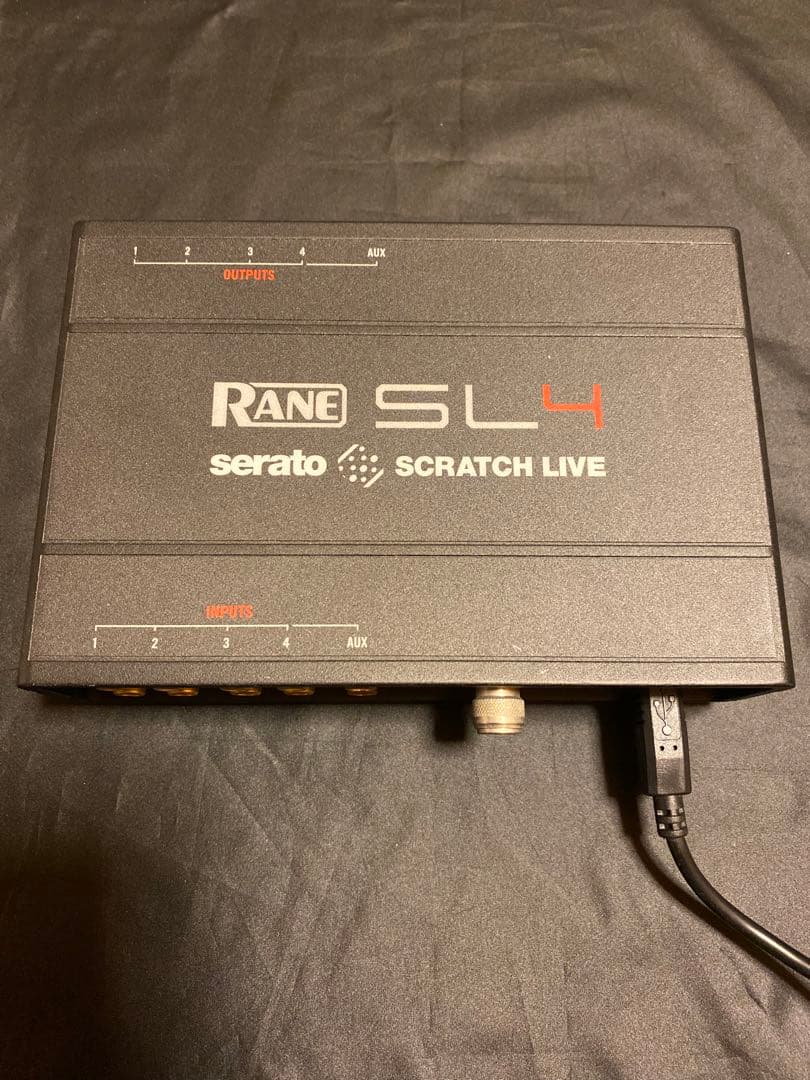 RANE SL4 serato DJインターフェース通電確認済み アダプター付き