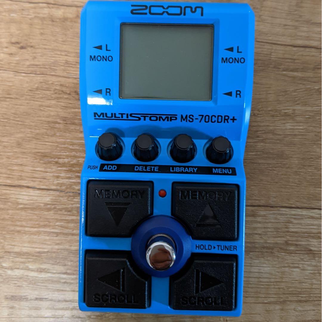ZOOM MS-70CDR+ MULTISTOMP／箱・取説付／動作確認済