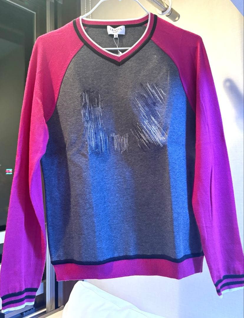 39,600円　新品　LANVIN ランバンスポール　ゴルフ　セーター　M