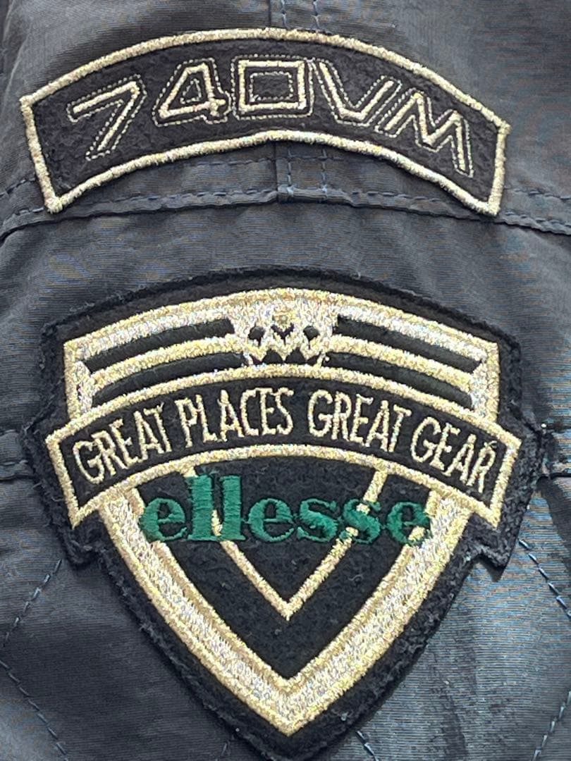 80s ellesse スキージャケット GOLDWIN製 L 上下セット